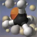A methane molecule